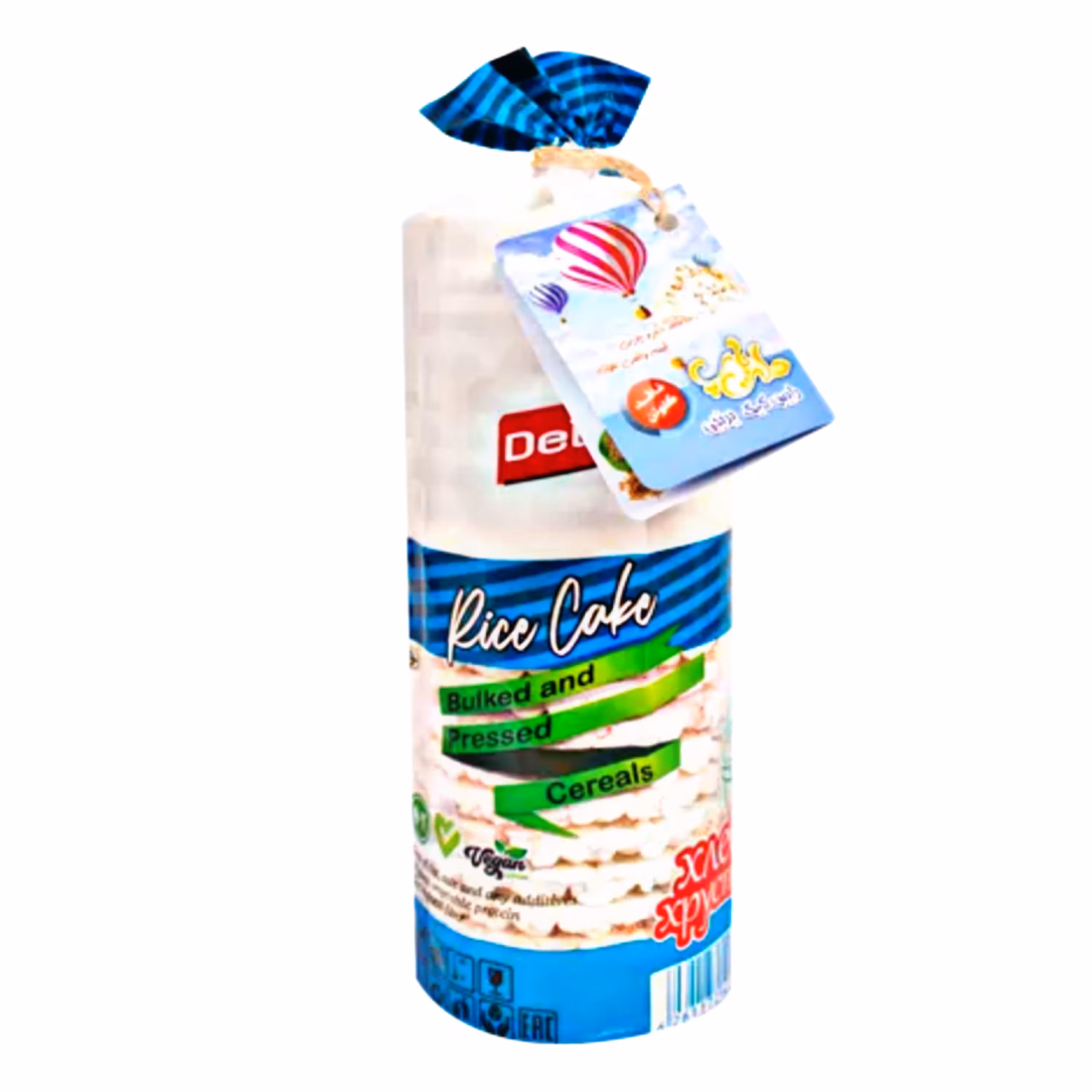 رایس کیک برنجی ساده دلی پاپ 110 گرمی ، اسنک برنجی رژیمی بدون گلوتن