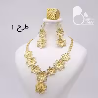 نیم‌ست با انگشتر طرح طلا