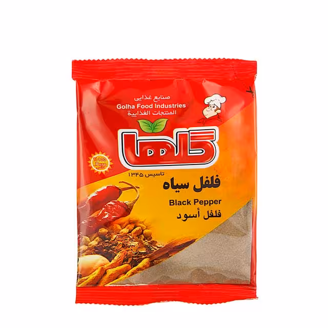 پودر فلفل سیاه گلها 50 گرمی