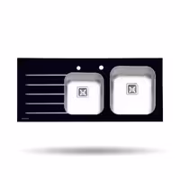 سینک ظرفشویی شیشه ای پرنیان استیل مدل PS 4104