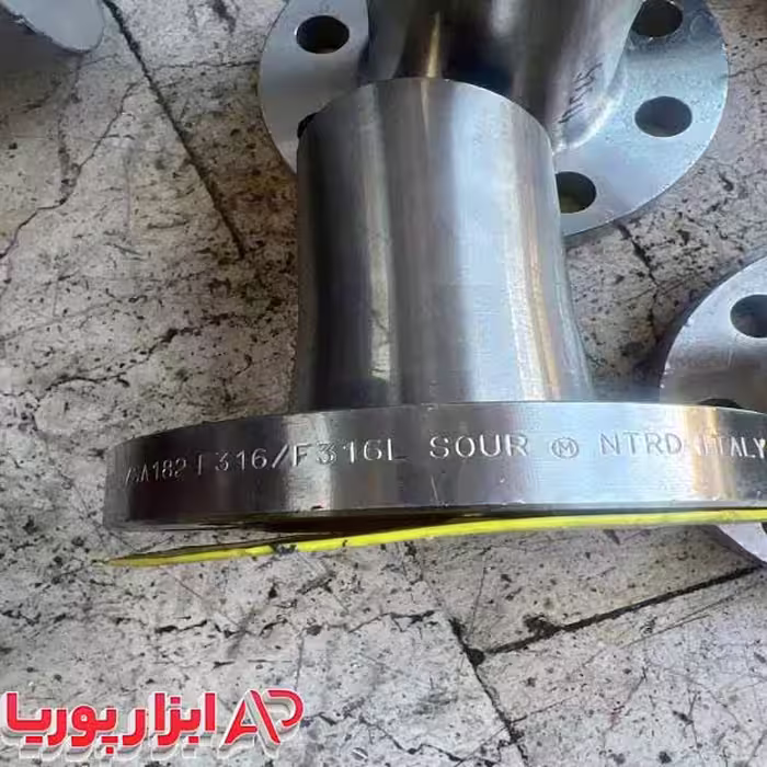 فلنج لانگ گلودار سایز 2به 6 اینچ STD کلاس 300 SOUR , به طول 132میلیمتر