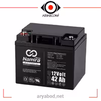 باتری یو پی اس 12ولت 42 آمپر نامیرا نیرو (12V 42AH) UPS BATTERY NAMIRANIROO NB12-42