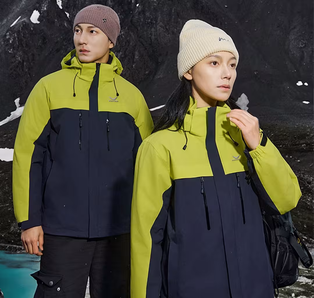 کاپشن کوهنوردی دوپوش اسنوهاوک مدل Snow Hawk 79817 ( مردانه )