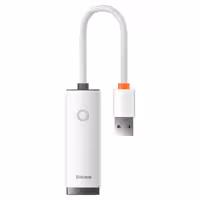 کابل تبدیل USB به LAN بیسوس Baseus WKQX000001 100Mbps