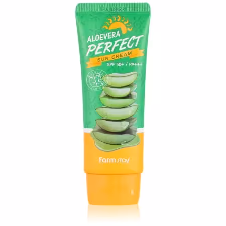 ضدآفتاب روشن کننده و ضدچروک فارم استی Farm Stay عصاره آلوئه ورا حجم 70 گرم