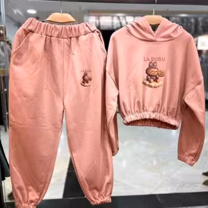 ست کراپ شلوار دورس لبوبو 37180