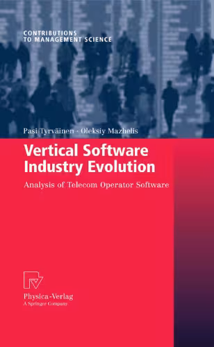 خرید و دانلود نسخه کامل کتاب Vertical Software Industry Evolution: Analysis of Telecom Operator Software