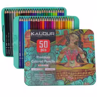مدادرنگی 50 رنگ kalour طرح زن بومی