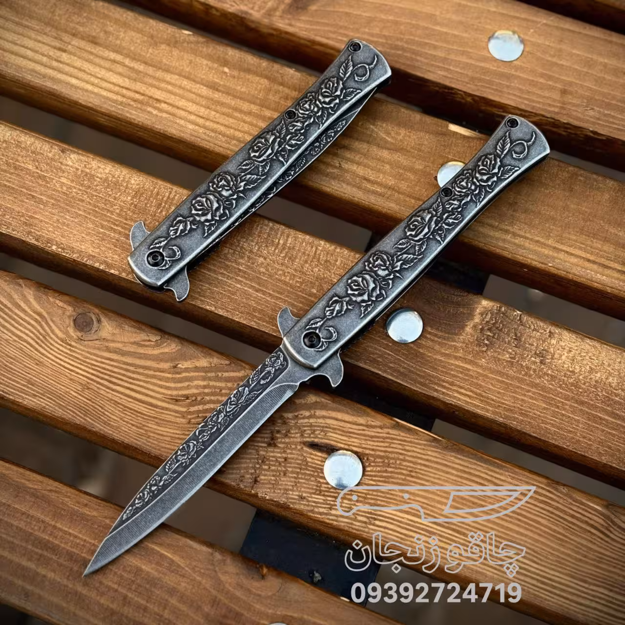 چاقو خوشگل خارجی طرح گل مدل گادفادر