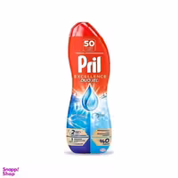 ژل ماشین ظرفشویی دوفاز پریل (Pril) مدل Excellence DUO JEL حجم 900 میلی لیتر