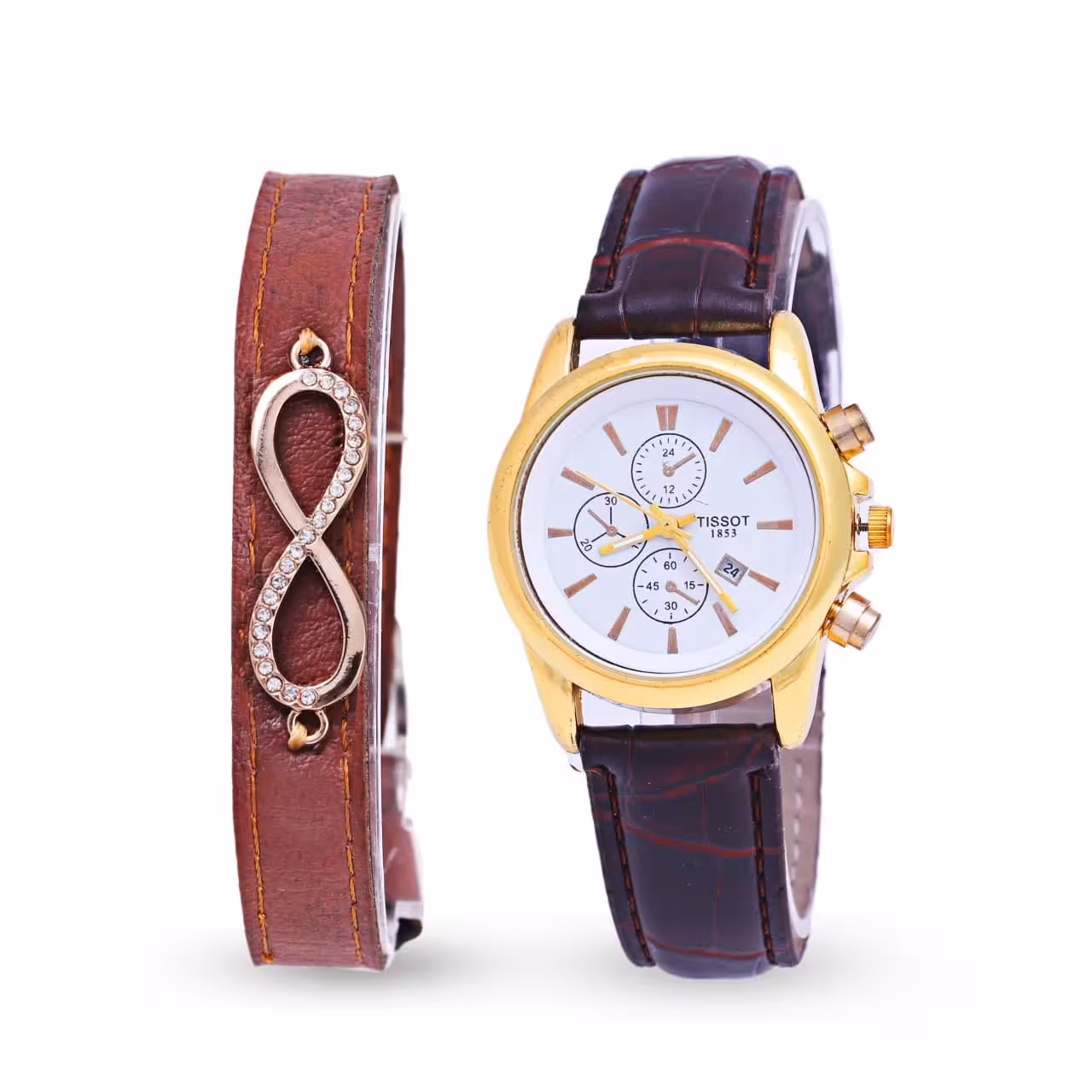 ست ساعت مچی و دستبند تیسوت Tissot مدل 639