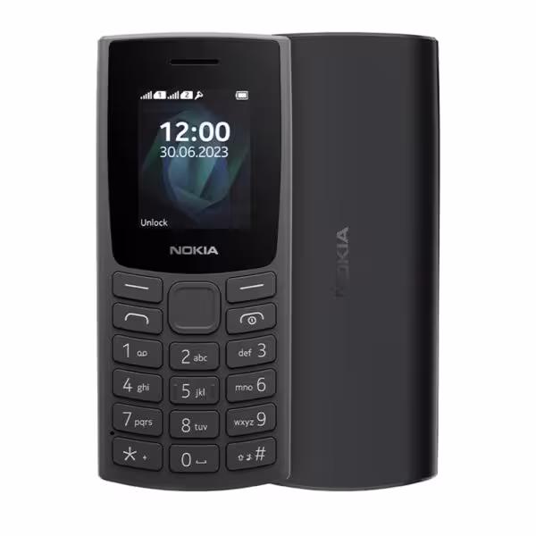 گوشی موبایل Nokia مدل 2023-105 دو سیم کارت – ذغالی – مونتاژ ایران تحت لیسانس نوکیا (گارانتی سامتل)-کد3692