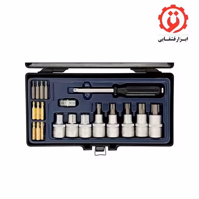 جعبه بکس ستاره، بیت بکس و بیت ستاره ای 20 عددی 1/2 و 1/4 درایو فورس مدل 4211