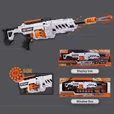 سوپر تفنگ تیر اسفنجی رگباری همراه 36 عدد تیر
