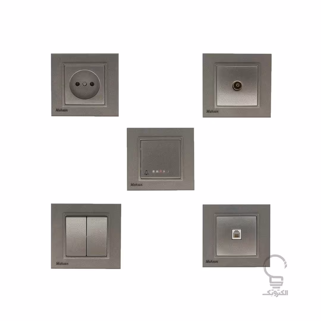 کلید و پریز جور مدل کریستال مهسان