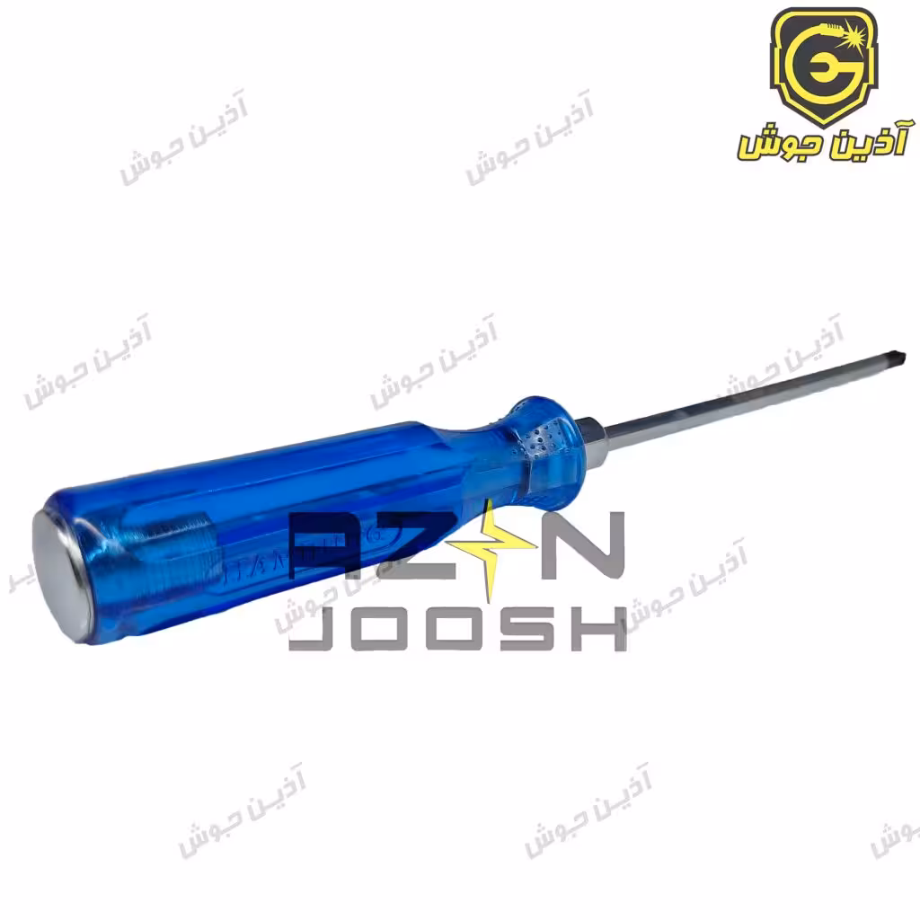 پیچ گوشتی چهارسو ضربه خور 150*6 دسته کریستالی هامبورگ Hamburg