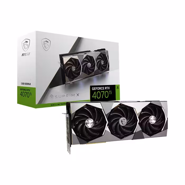 کارت گرافیک ام اس آی GeForce RTX 4070 TI SUPRIM X 12GB