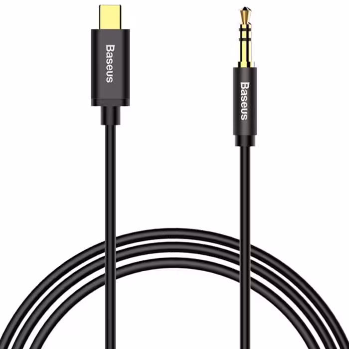 کابل تبدیل بیسوس USB-C به AUX مدل M01 Yiven CAM01-01 با طول 1.2 متر