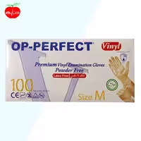 دستکش وینیل (100 عددی) OP سایز LARGE