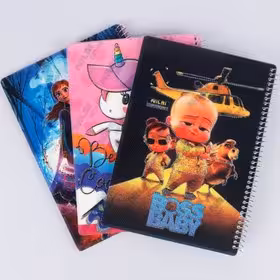 دفتر 50 برگ 4 خط (نیلای)