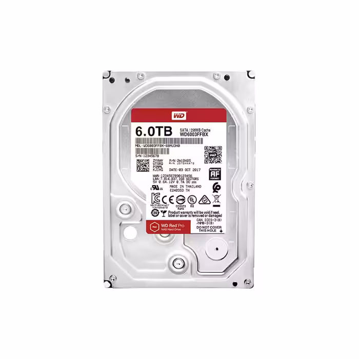 هارد اینترنال وسترن دیجیتال قرمز Red PRO ظرفیت 6 ترابایت
