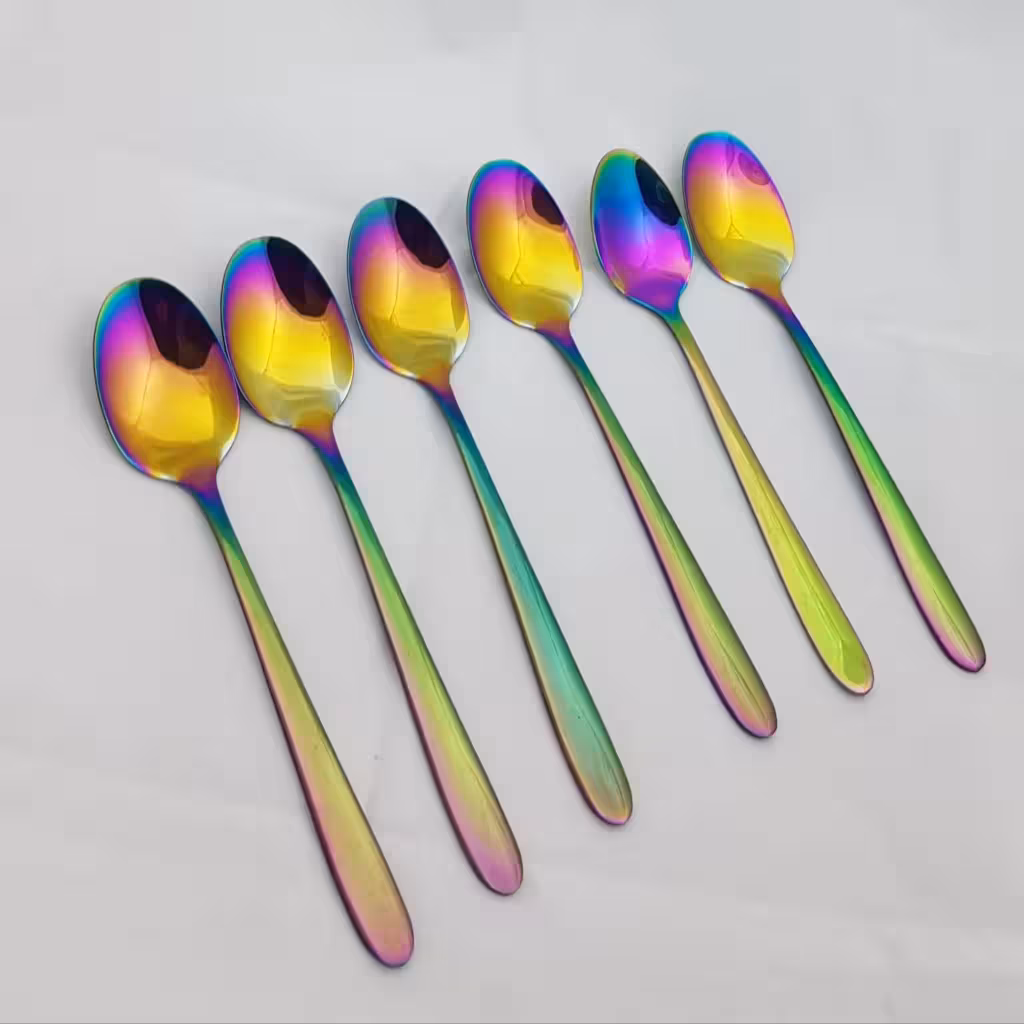 قاشق مربا 6 پارچه یونیک مدل دونا 7 رنگ