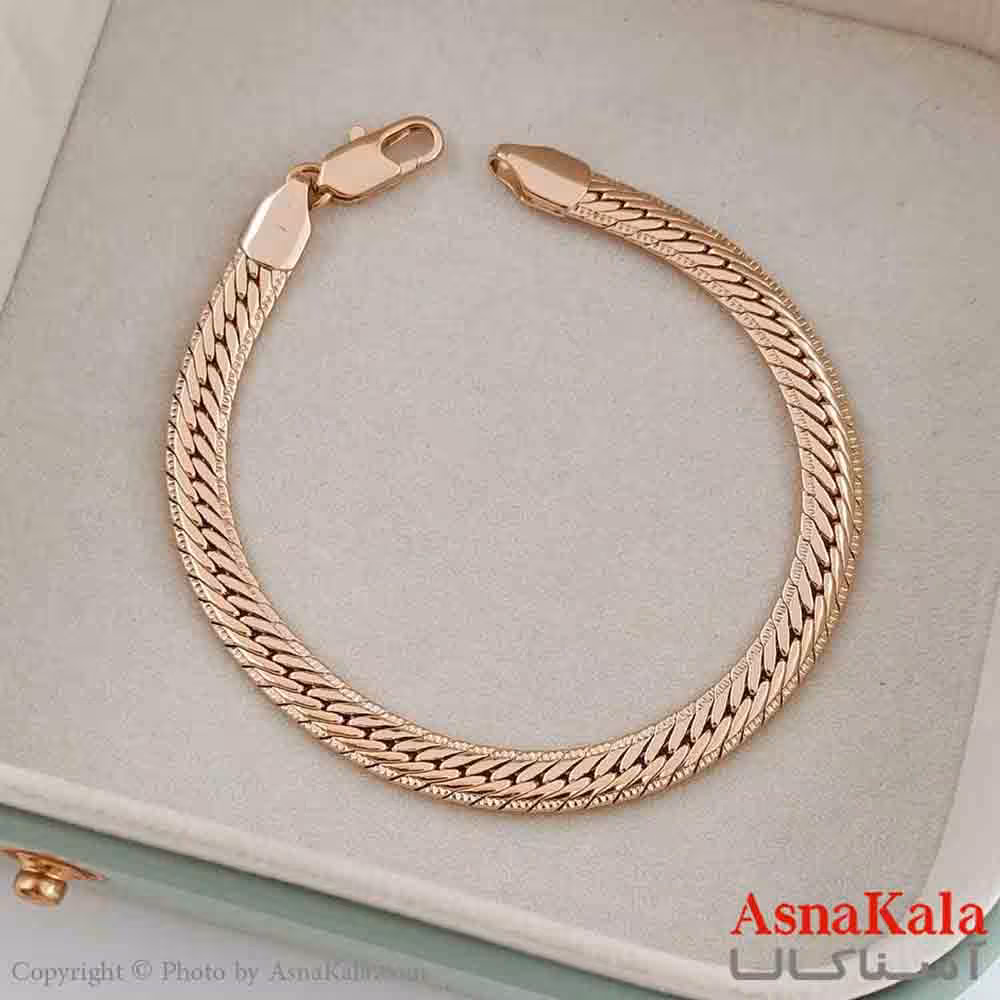 دستبند ژوپینگ طلایی کد DSB181479W