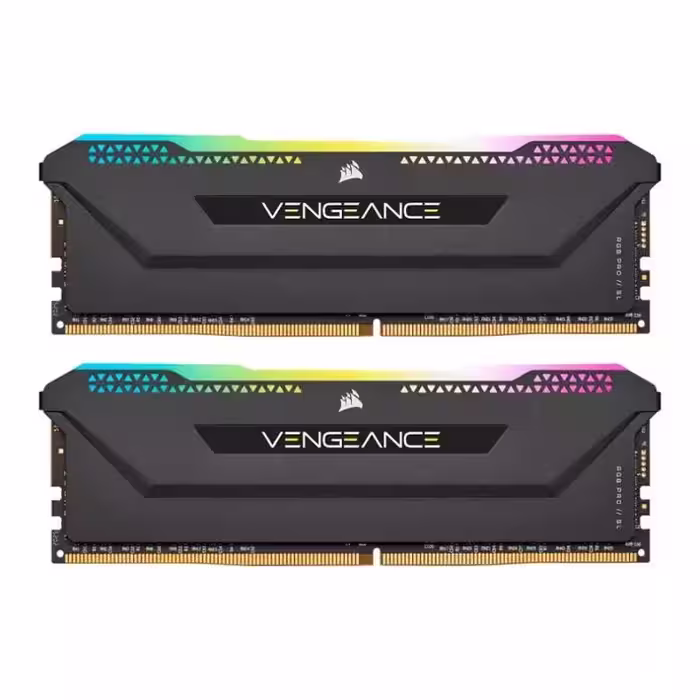 رم دسکتاپ DDR4 دو کاناله 3600 مگاهرتز کورسیر مدل VENGEANCE PRO SL RGB ظرفیت 16 گیگابایت