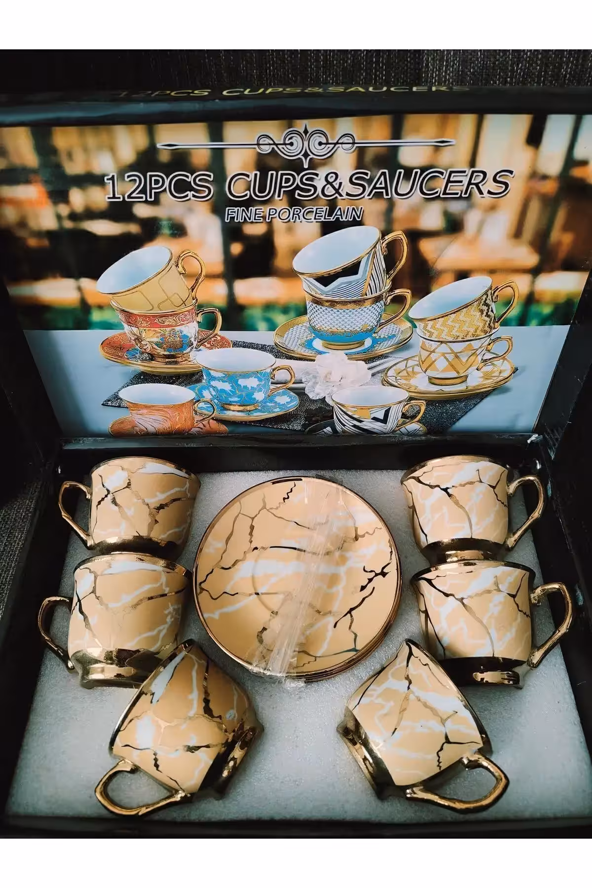 ست فنجان قهوه لوکس 6 عددی - 7446