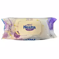 دستمال مرطوب نستا (Nesta) بسته 120 عددی
