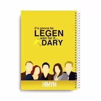 دفتر یادداشت 80 برگ، مدل How i met your mother، کد 716