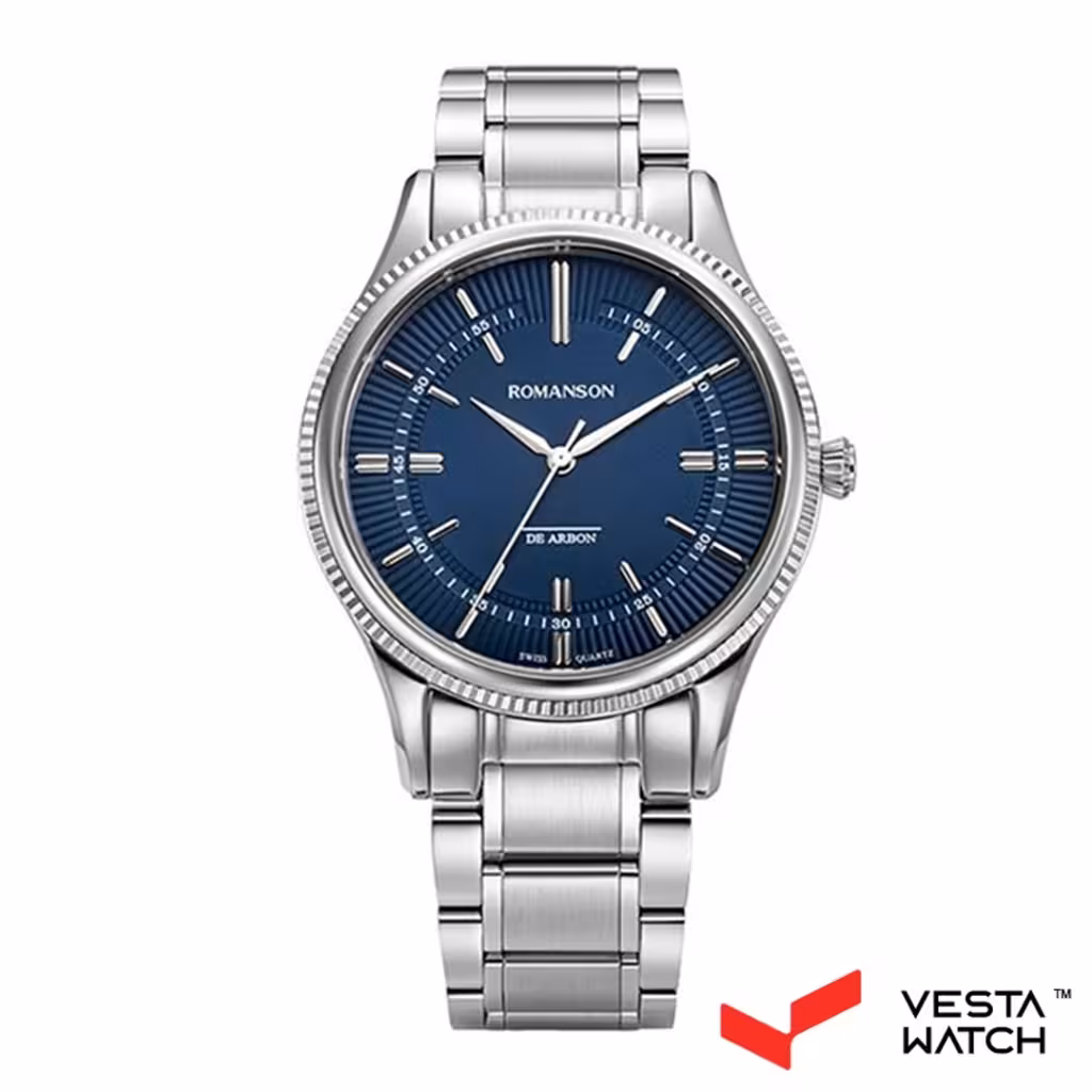 ساعت مچی مردانه رومانسون ROMANSONمدل CA4BS002MMWWA42W-BL