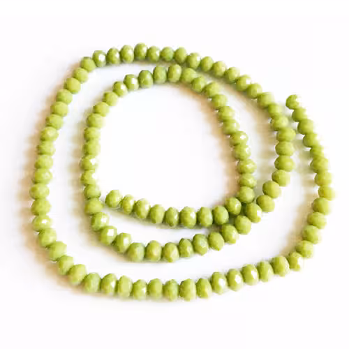 سنگ کریستال رنگ سبز سایز 4