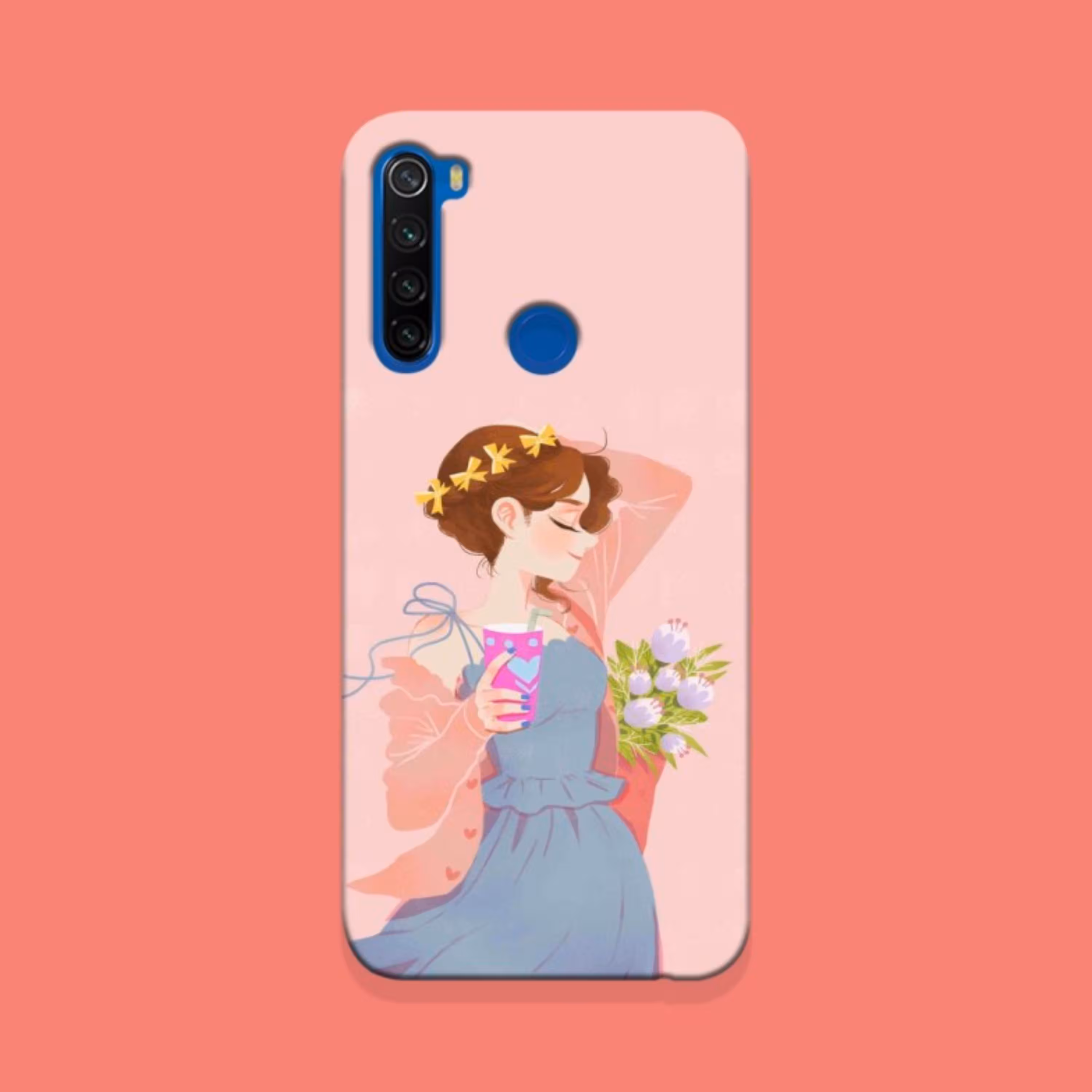 کاور گارد قاب دخترانه G1567 مناسب برای گوشی شیائومی NOTE8T 