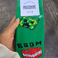 جوراب فانتزی طرح ماینکرافت کد 30