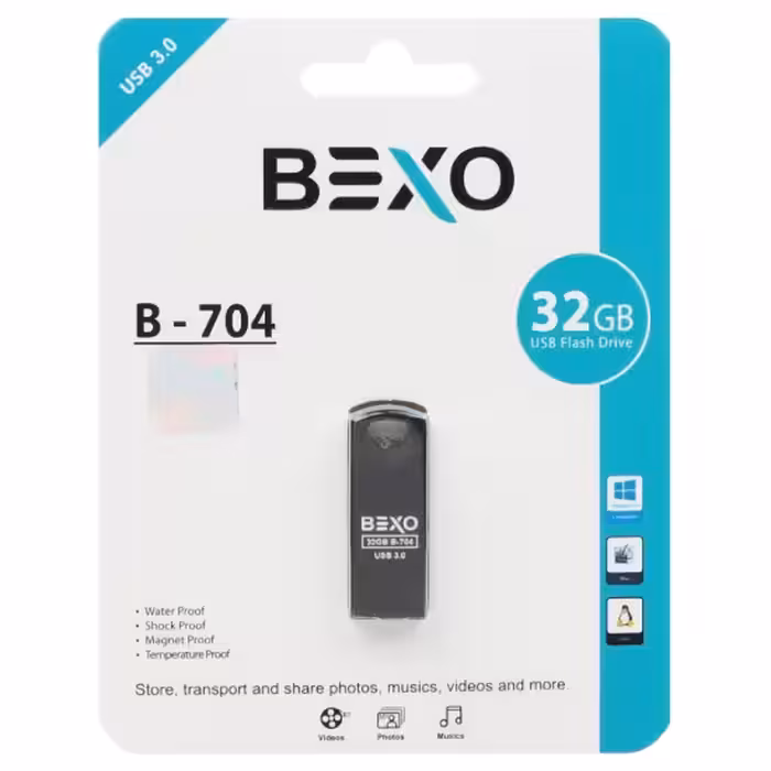 فلش مموری بکسو مدل B-704 USB3.0 ظرفیت 32 گیگابایت