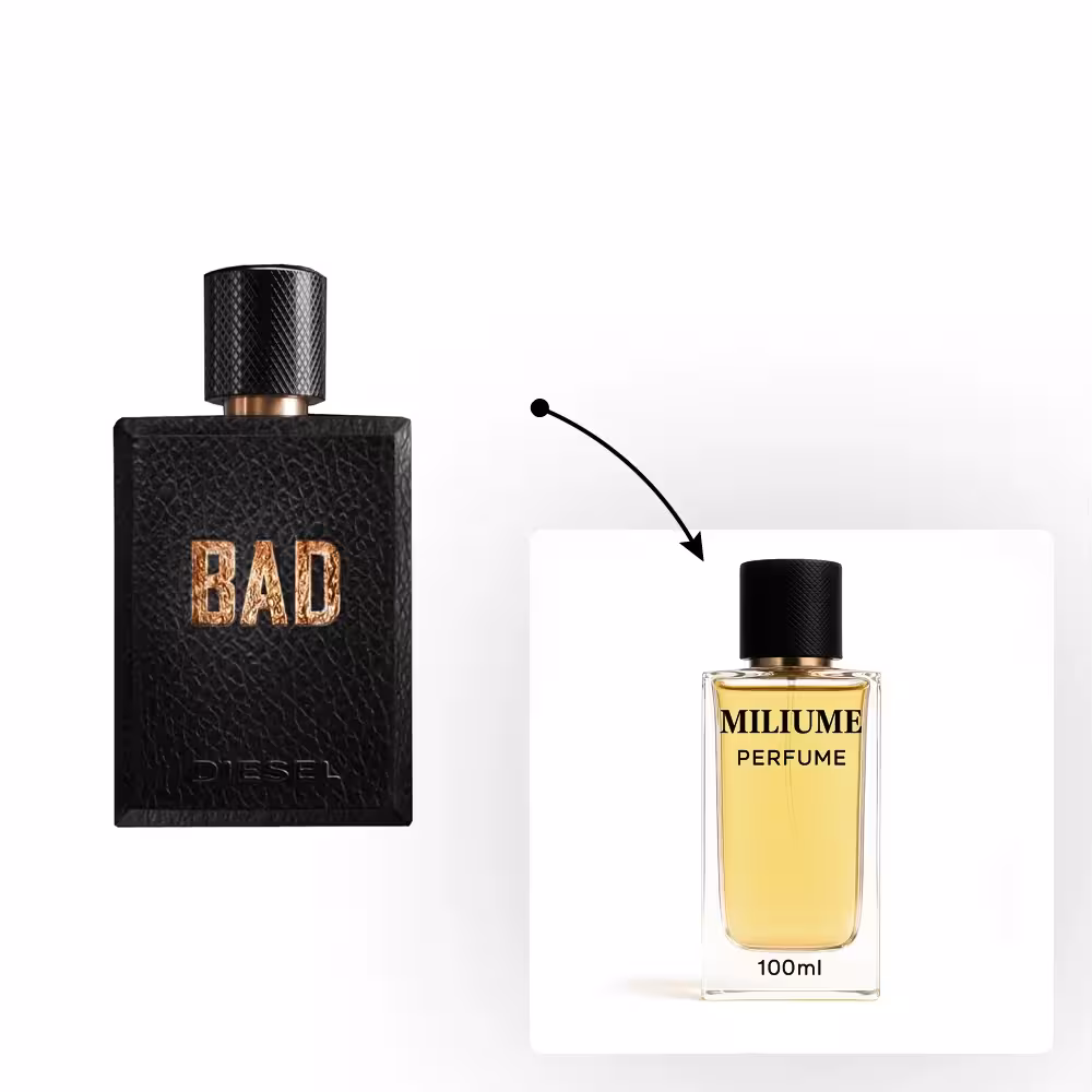 اسانس عطر Diesel Bad برند RenneTouch - کد 1546 - دیزل بد 100ML - میلیوم پرفیوم