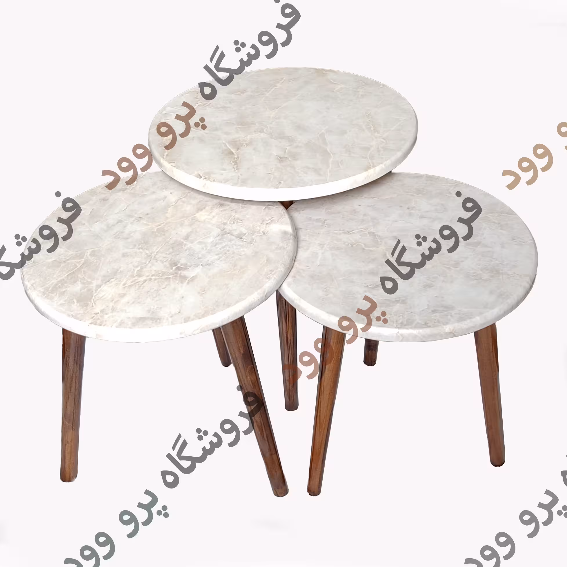 میزعسلی مدل WOT3502، در هشت رنگ رویه مطابق با عکس راهنما، پایه های چوبی و پیچی