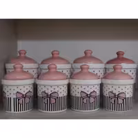 پا سماوری های هفت پارچه  سرامیکی 