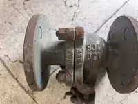 شیر توپی 1 اینچ دو تیکه  کلاس 150  STEM WCB  SEAT WCB  BALL WCB BODY WCB فابریک