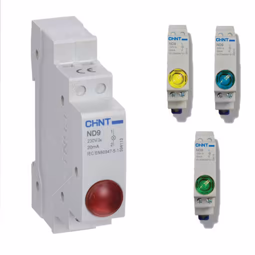 چراغ سیگنال 220 ولت مینیاتوری چینت ND9