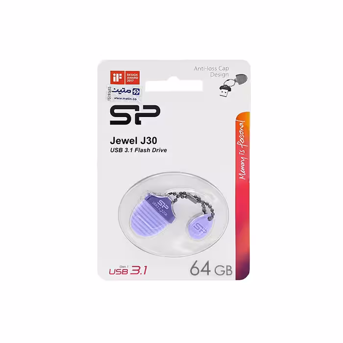 فلش مموری سیلیکون پاور مدل  Jewel J30 ظرفیت 64 گیگابایت