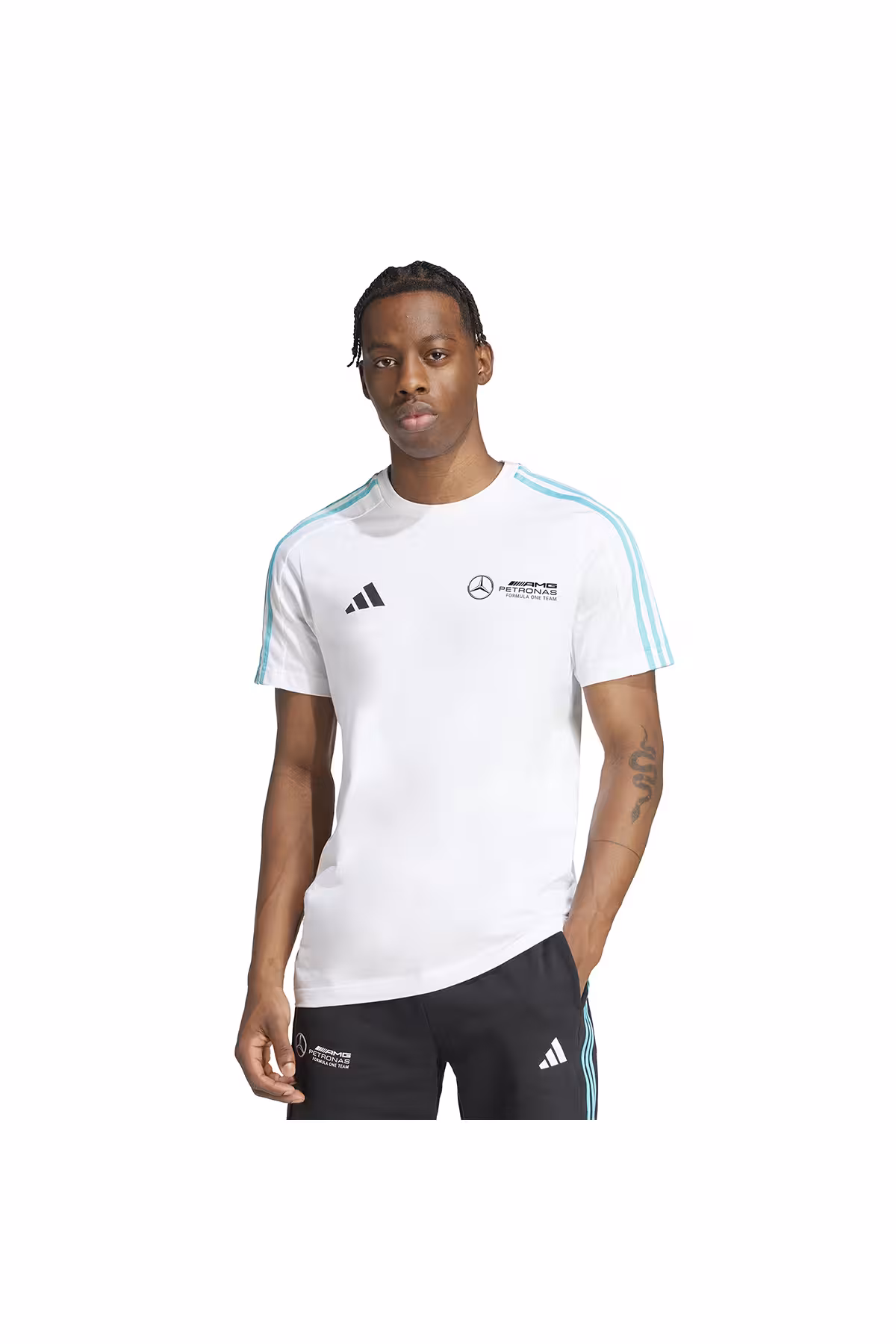 تی شرت مردانه مرسدس AMG PETRONAS FORMULA ONE TEAM DNA T SHIRT adidas