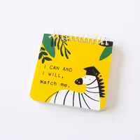 دفترچه مربعی گورخر کیچ بوک (KITSCHBOOK)