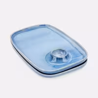 بشقاب صبحانه خوری دو رنگ چیبو 2 عددی