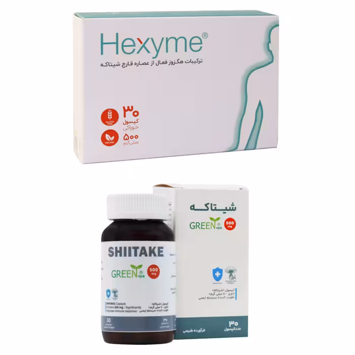 پک کپسول هگزایم و شیتاکه وارنا پژوهش آریا