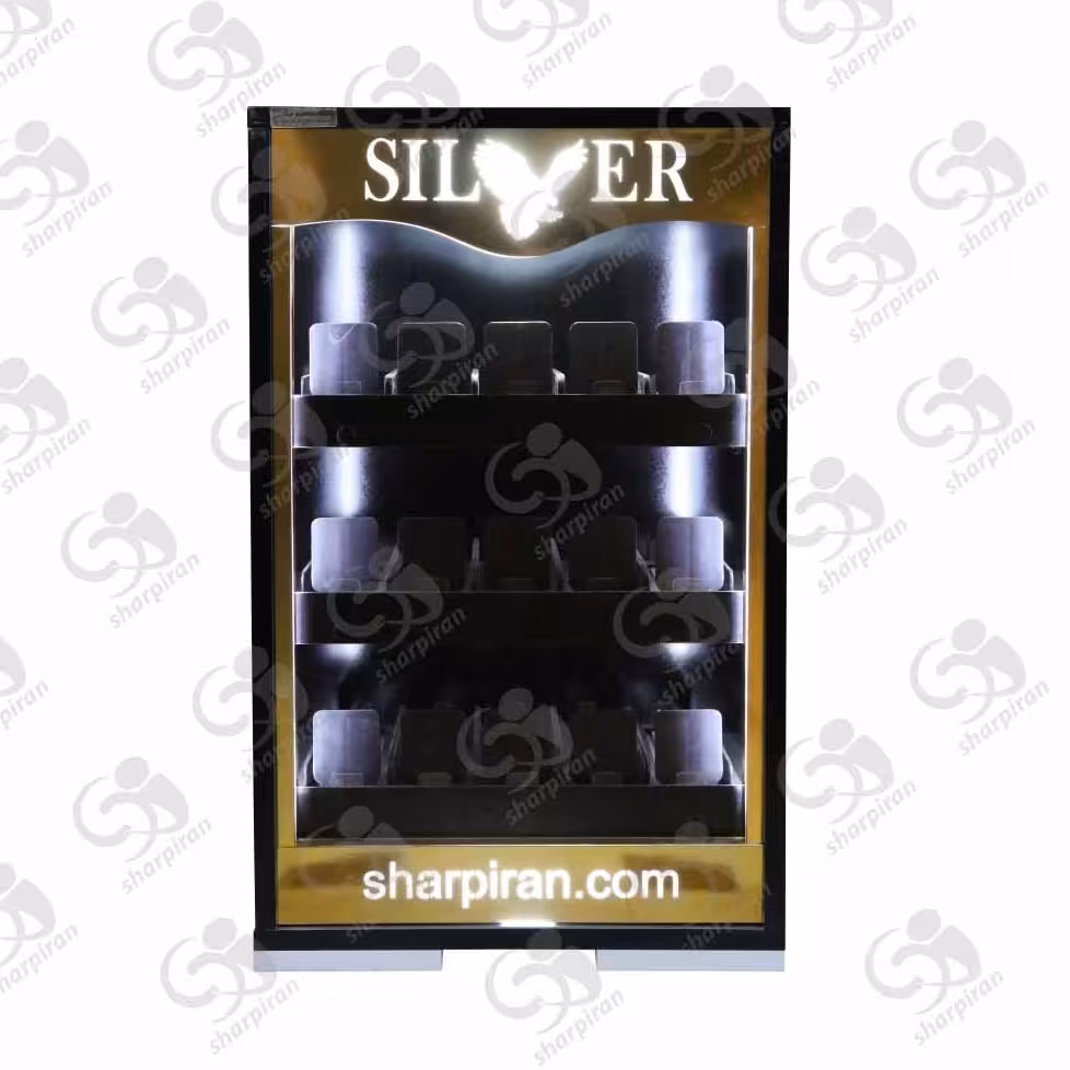 استند و قفسه سیگار مینی مدل رومیزی بلک