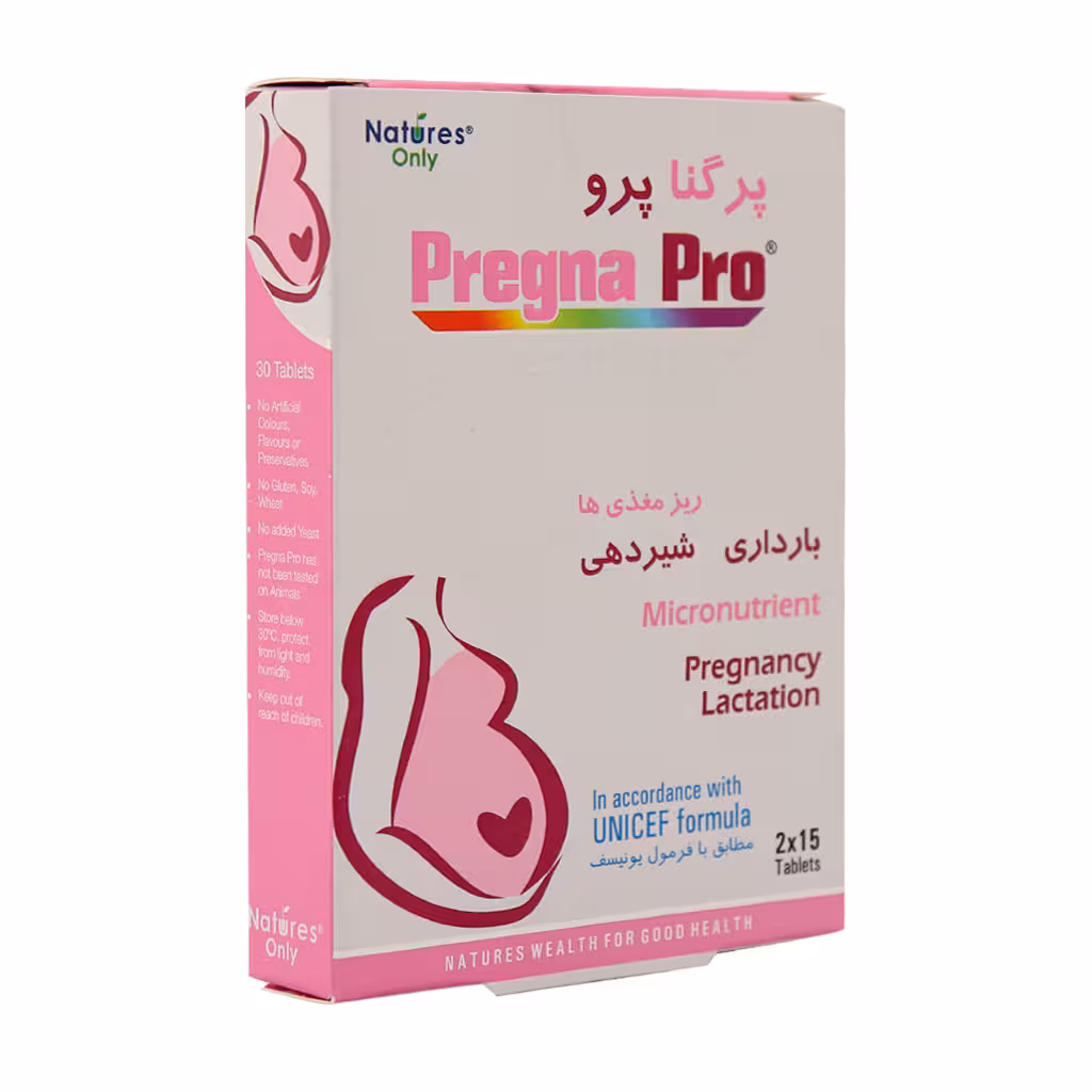قرص پرگنا پرو نیچرز اونلی 30 عدد
