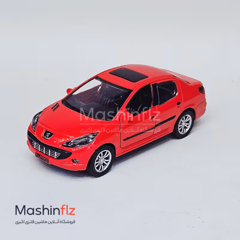 ماشین فلزی پژو 207 صندوقدار 12 سانتی کد 13252