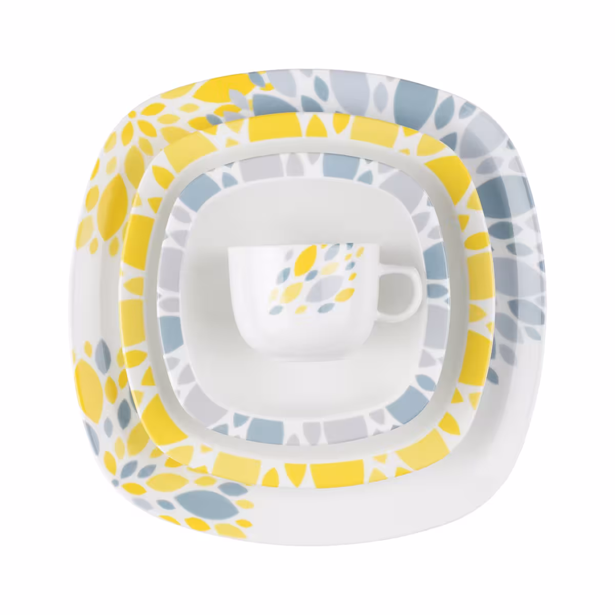 سرویس 98 پارچه 12 نفره طرح سلنا زرد